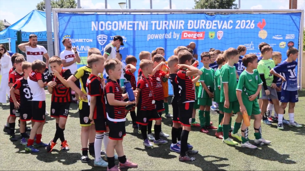 Završen Nogometni turnir Đurđevac 2026 powered by Dergez: 36 ekipa i oko 400 djece uživalo u vrhunskom nogometnom danu