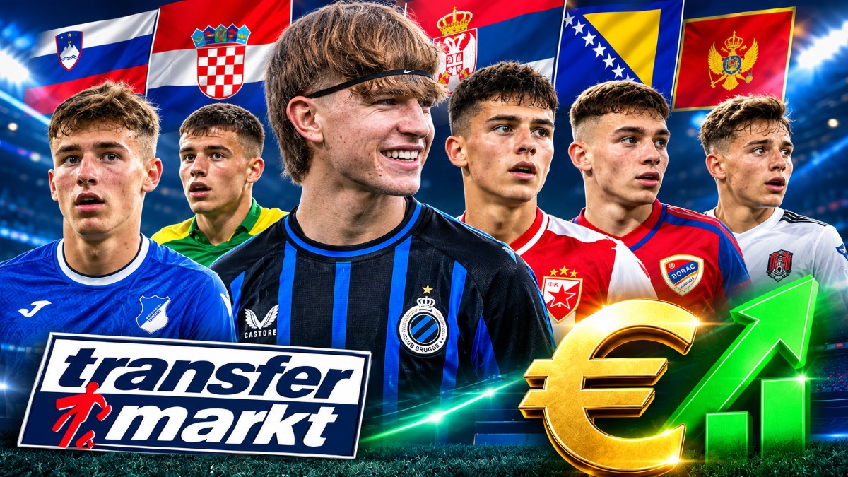 VALUES ALREADY REACH €3 MILLION! These are the 12 most valuable footballers born in 2009 from the former Yugoslavia